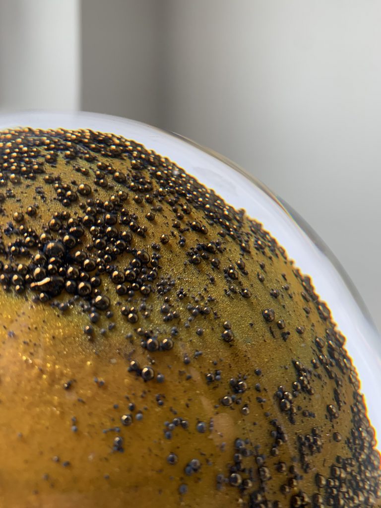 Venus Globe detail, Baiba Dzenite - BAIBA GLASS